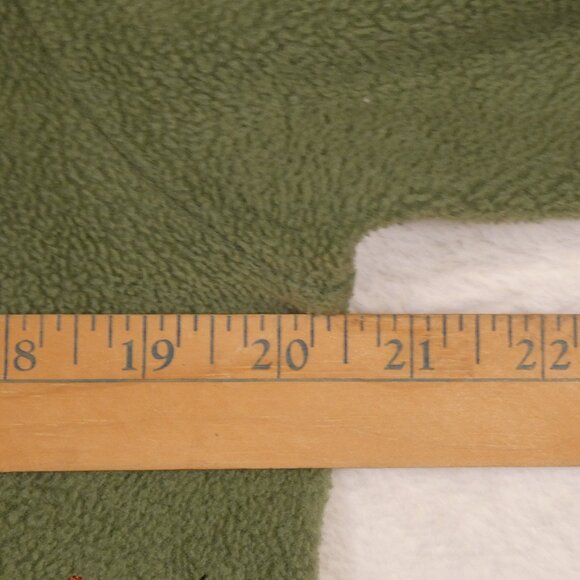 Vintage Fashion Bug Embroidered Fleece with Autumn Pumpkins Leaves - Picture 5 of 8